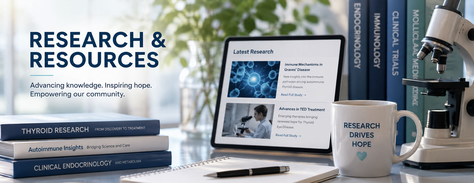 graves disease and thyroid eye disease TED research, resources, clinical trials