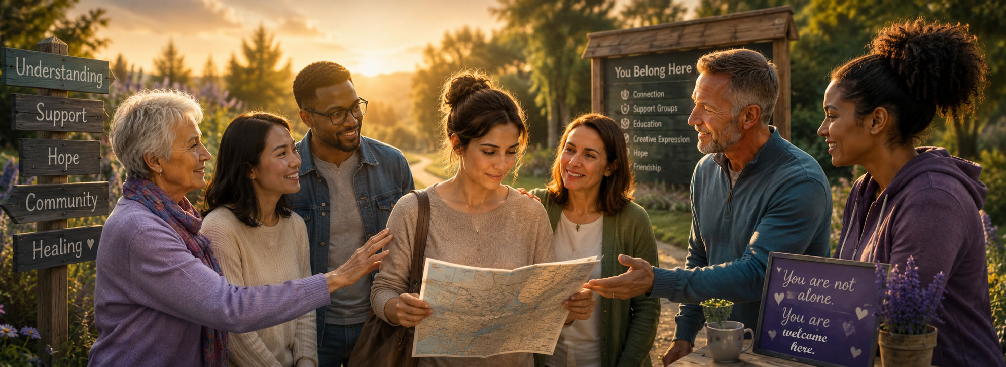 graves disease support group of people provide map for one who is feeling lost - ted community organization for thyroid eye disease and graves disease